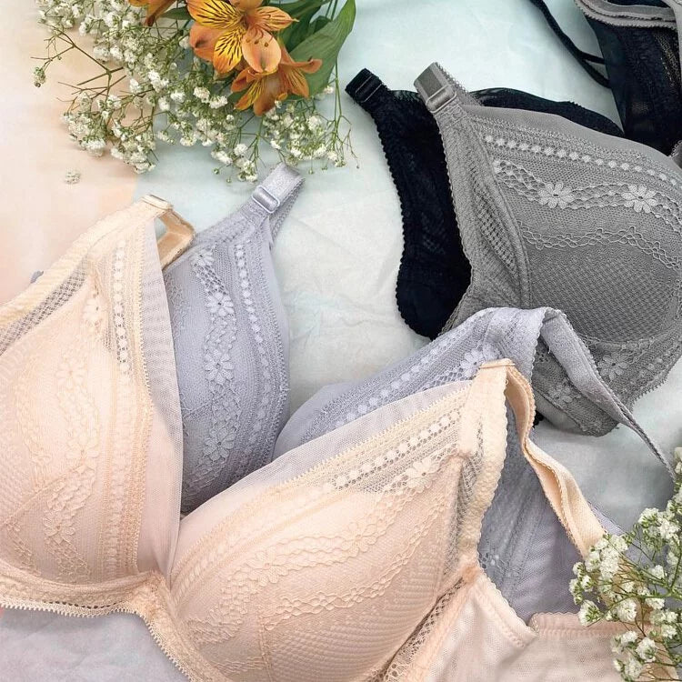 2601 - 深V集中 蕾絲性感內衣 Push Up Bra