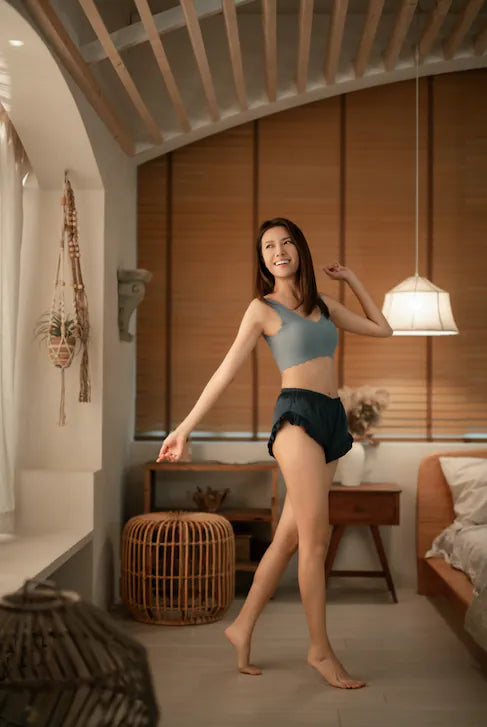 自家設計 無縫內衣 SP2201- Butterfly Sleeping Crop Top