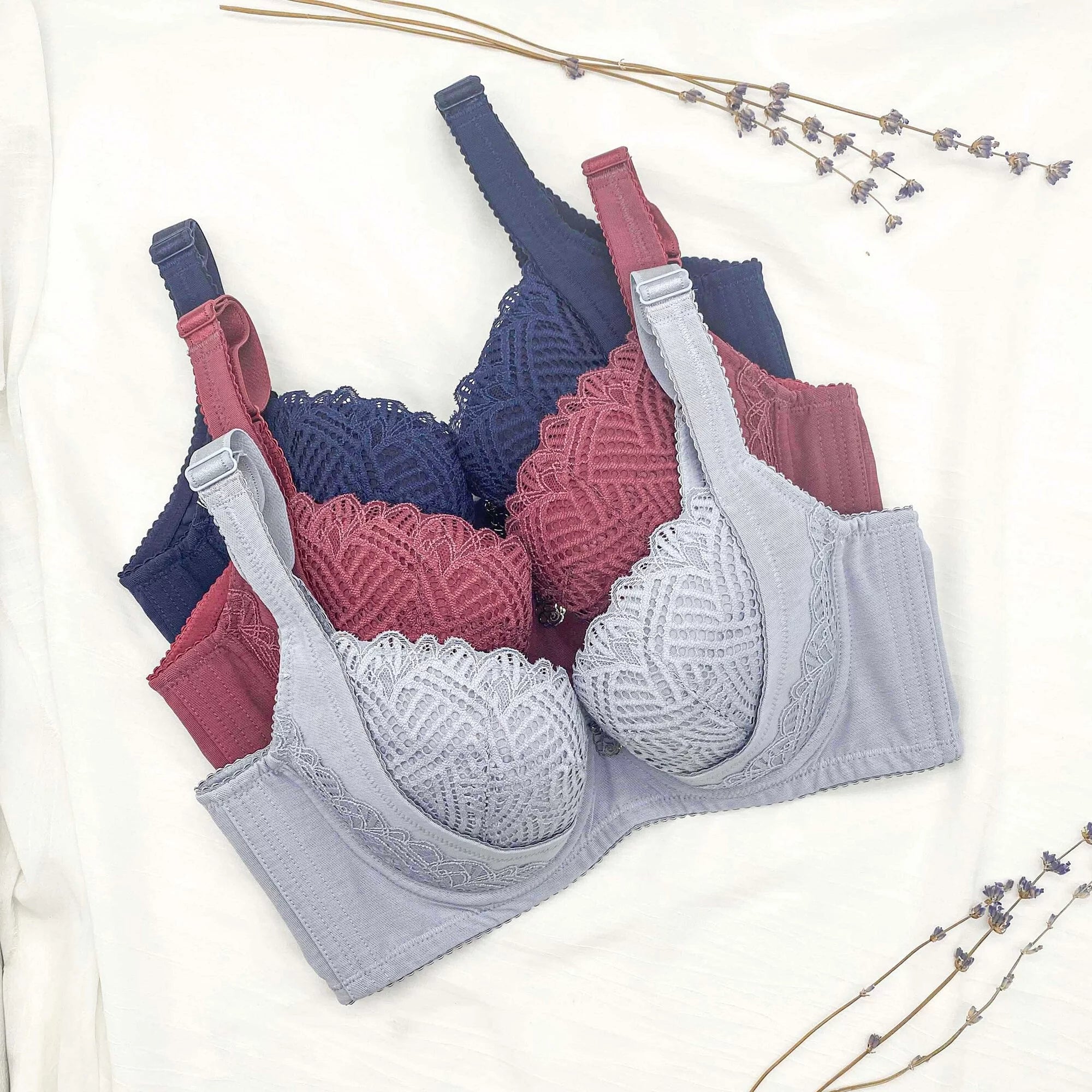 TF5626-蕾絲 透膚物料 皇牌功能內衣