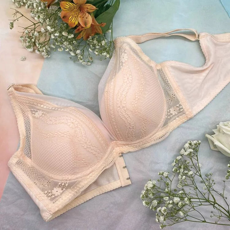 2601 - 深V集中 蕾絲性感內衣 Push Up Bra