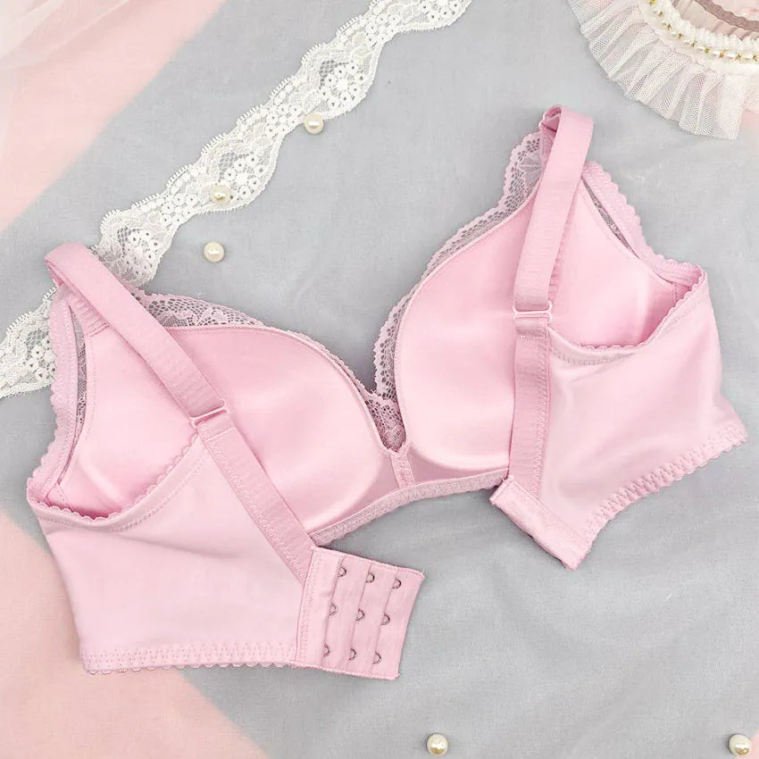 DB6379 - 煻果色系無鋼圈Push up bra