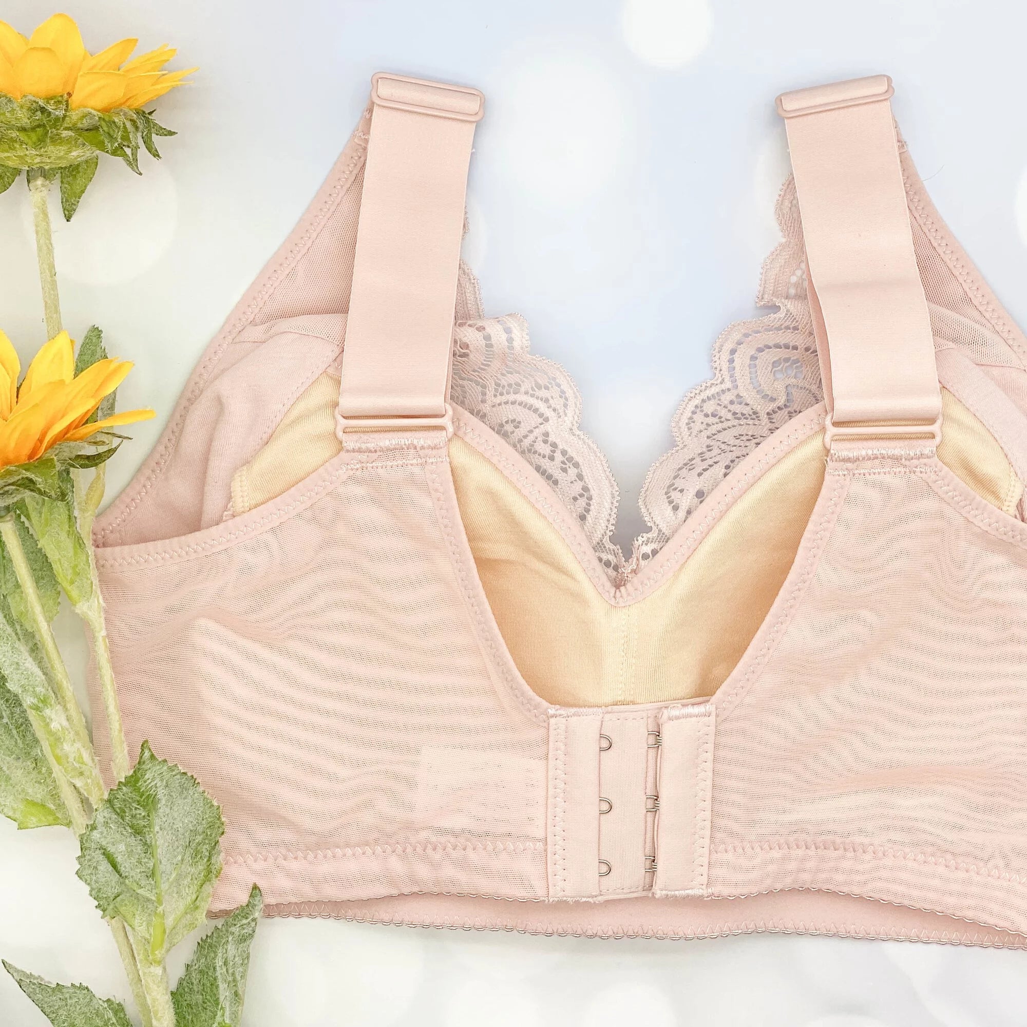 8007 - 深V性感 蘆薈纖維 無鋼圈 調整型內衣