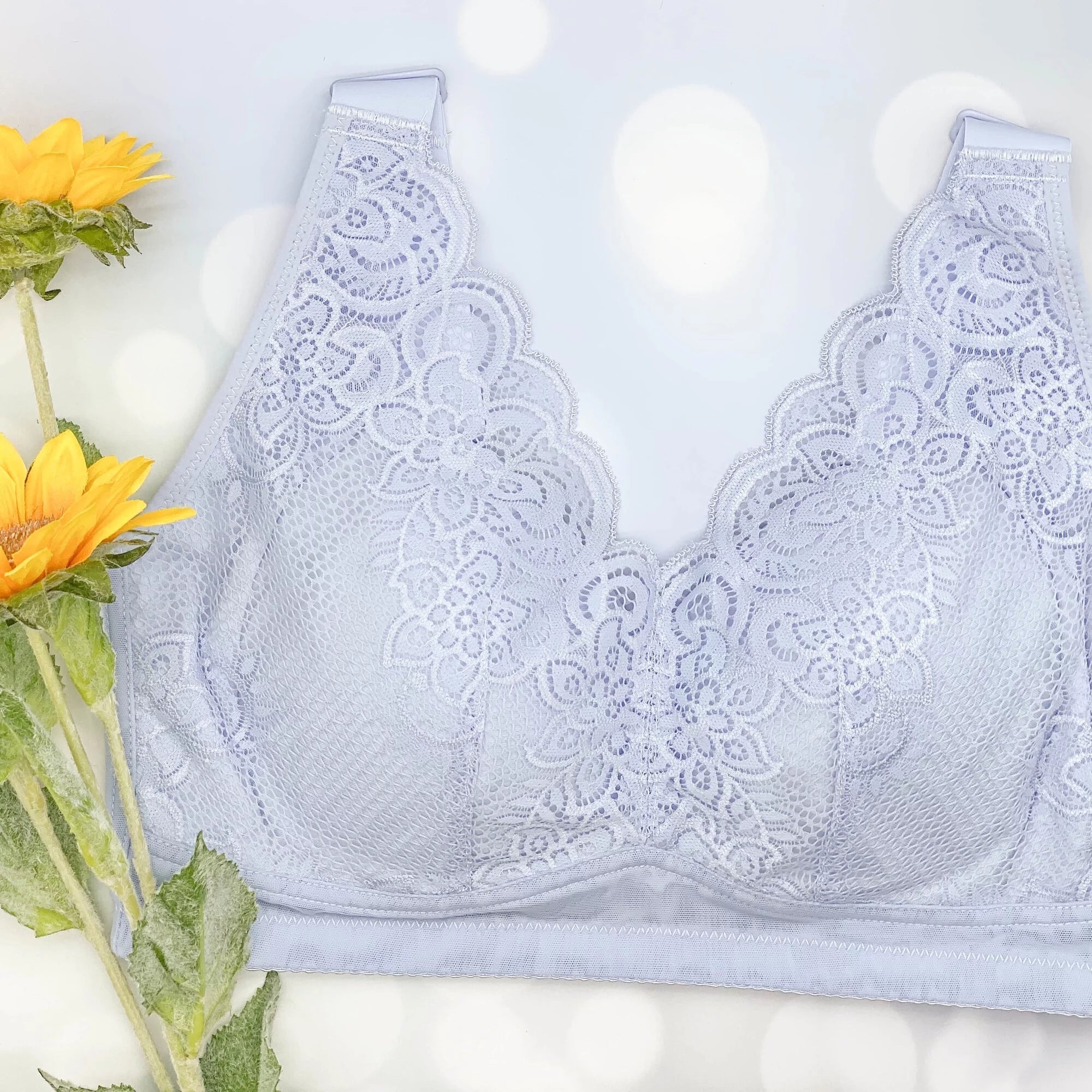 8007 - 深V性感 蘆薈纖維 無鋼圈 調整型內衣