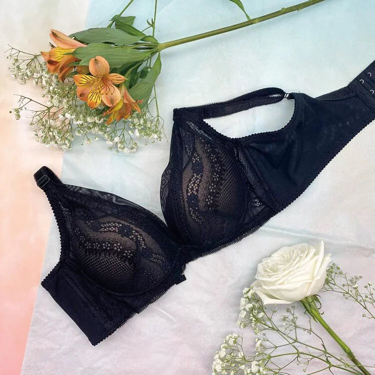 2601 - 深V集中 蕾絲性感內衣 Push Up Bra