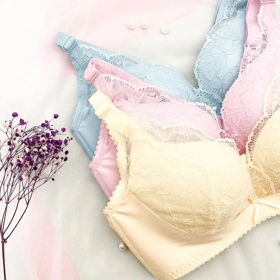 DB6379 - 煻果色系無鋼圈Push up bra