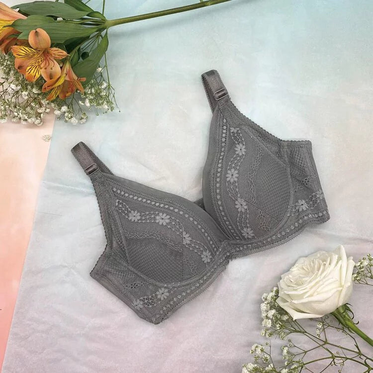 2601 - 深V集中 蕾絲性感內衣 Push Up Bra