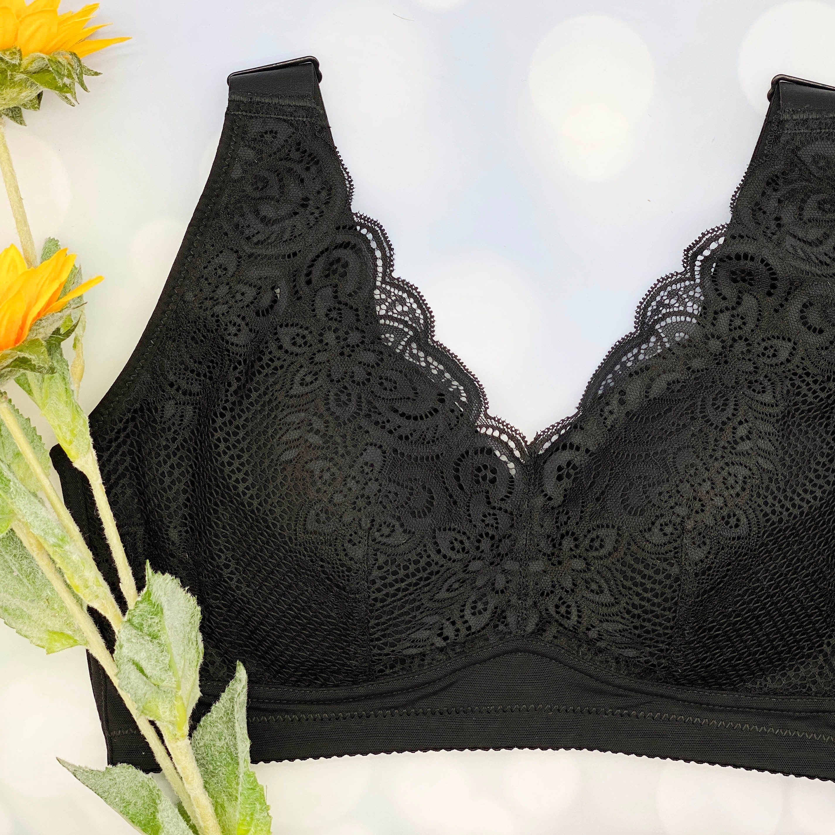 8007 - 深V性感 蘆薈纖維 無鋼圈 調整型內衣